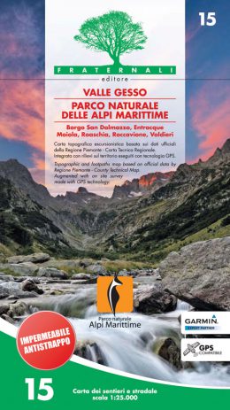 Online bestellen: Wandelkaart 15 Valle Gesso Parco Naturale delle Alpi Marittime | Fraternali Editore