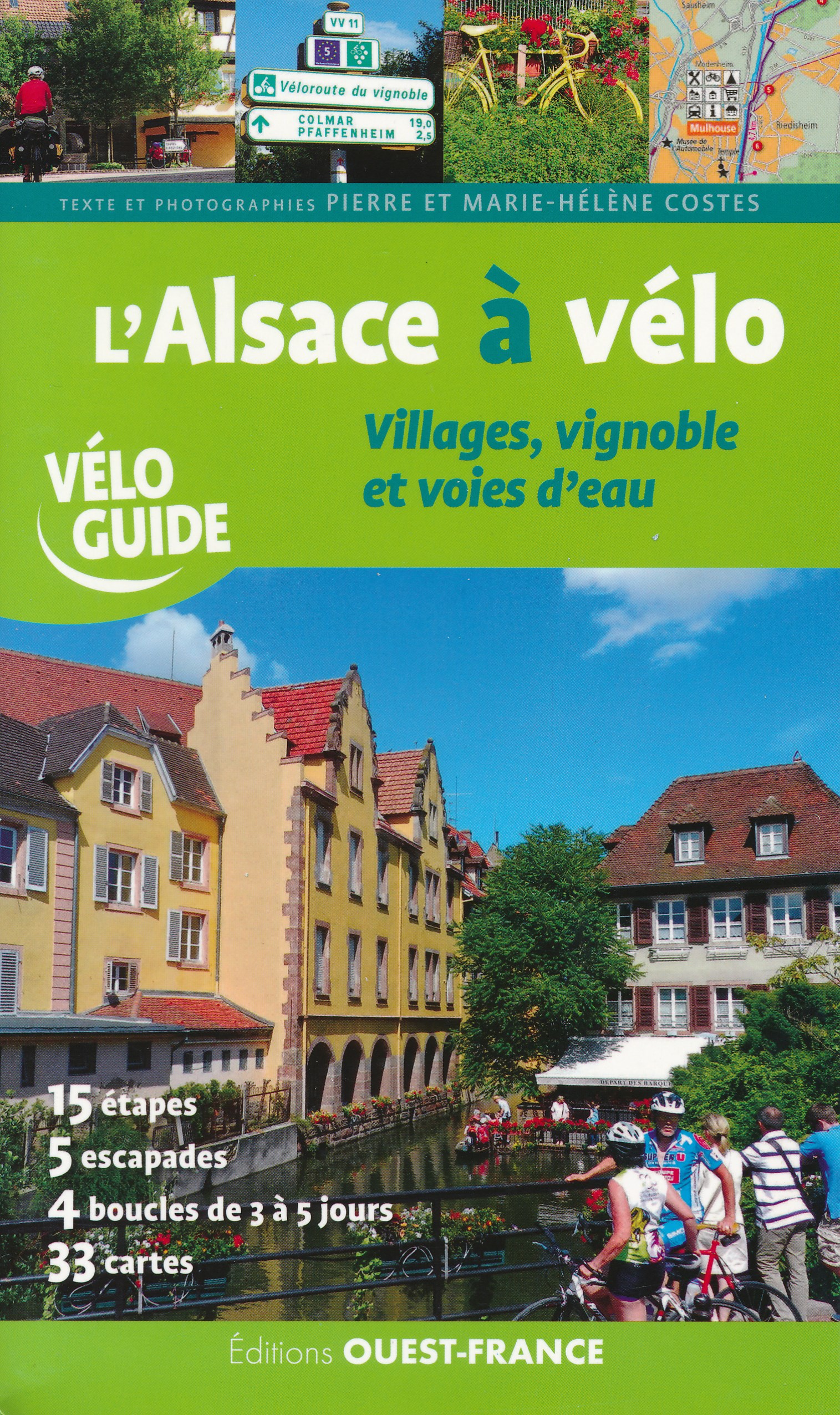 Fietsgids L'Alsace à Vélo Elzas en Vogezen | Editions Ouest France