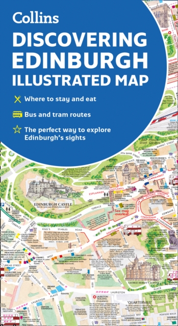 Online bestellen: Stadsplattegrond Edinburgh illustrated map | Collins