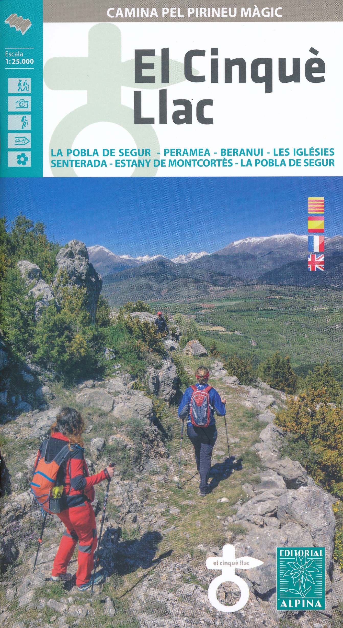 Online bestellen: Wandelkaart El Cinque Llac | Editorial Alpina