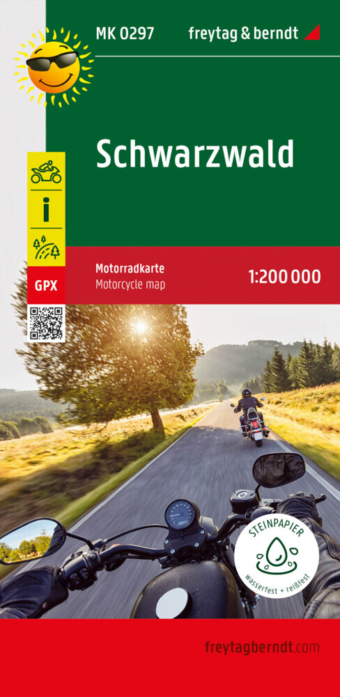 Online bestellen: Wegenkaart - landkaart MK0297 Motorkarte Schwarzwald | Freytag & Berndt