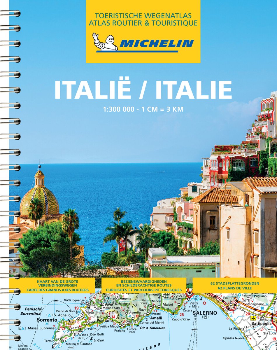 Online bestellen: Wegenatlas Italië - Italie | Michelin