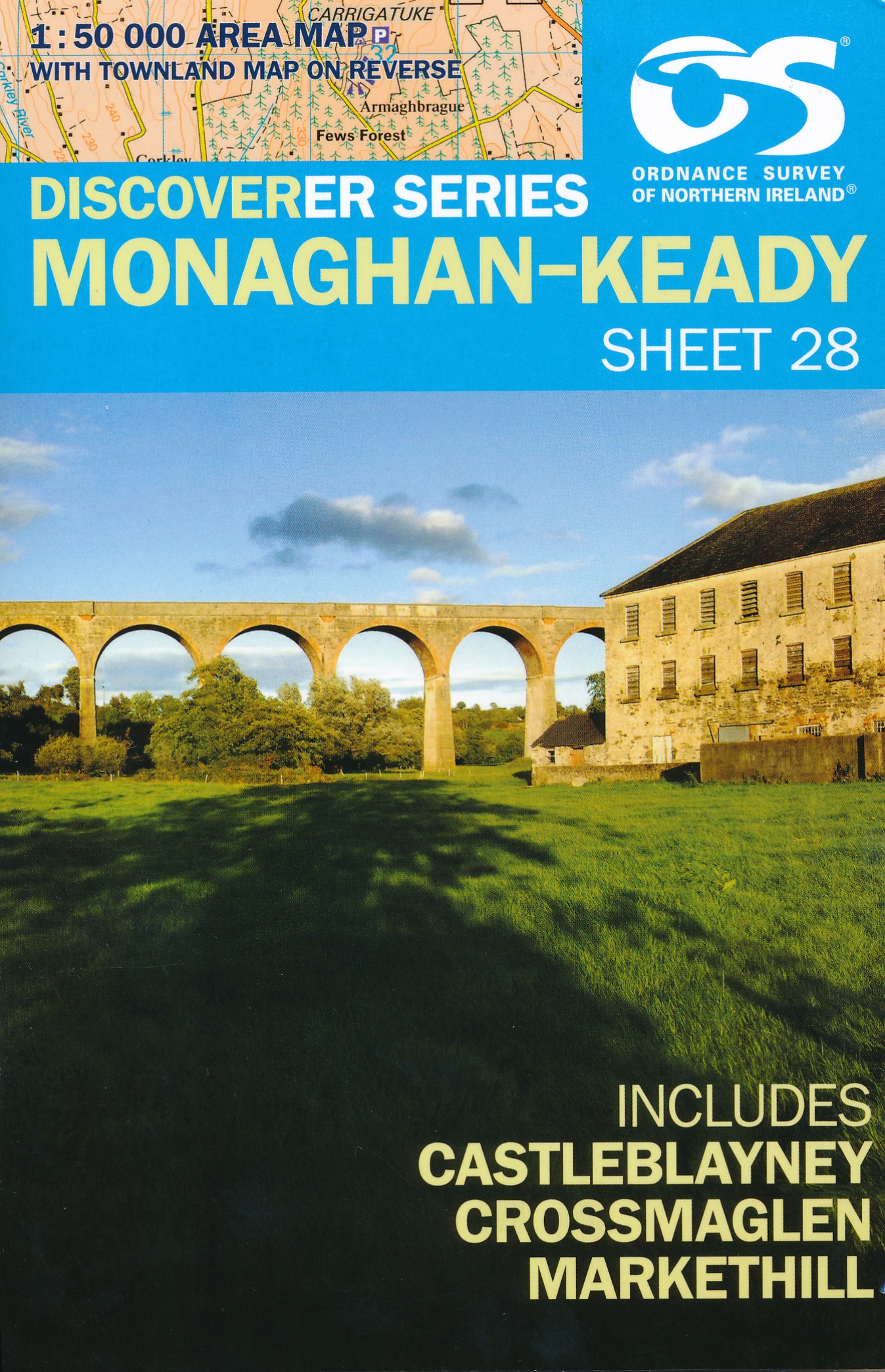 Online bestellen: Wandelkaart 28 Discoverer Monaghan - Keady | Ordnance Survey Northern Ireland