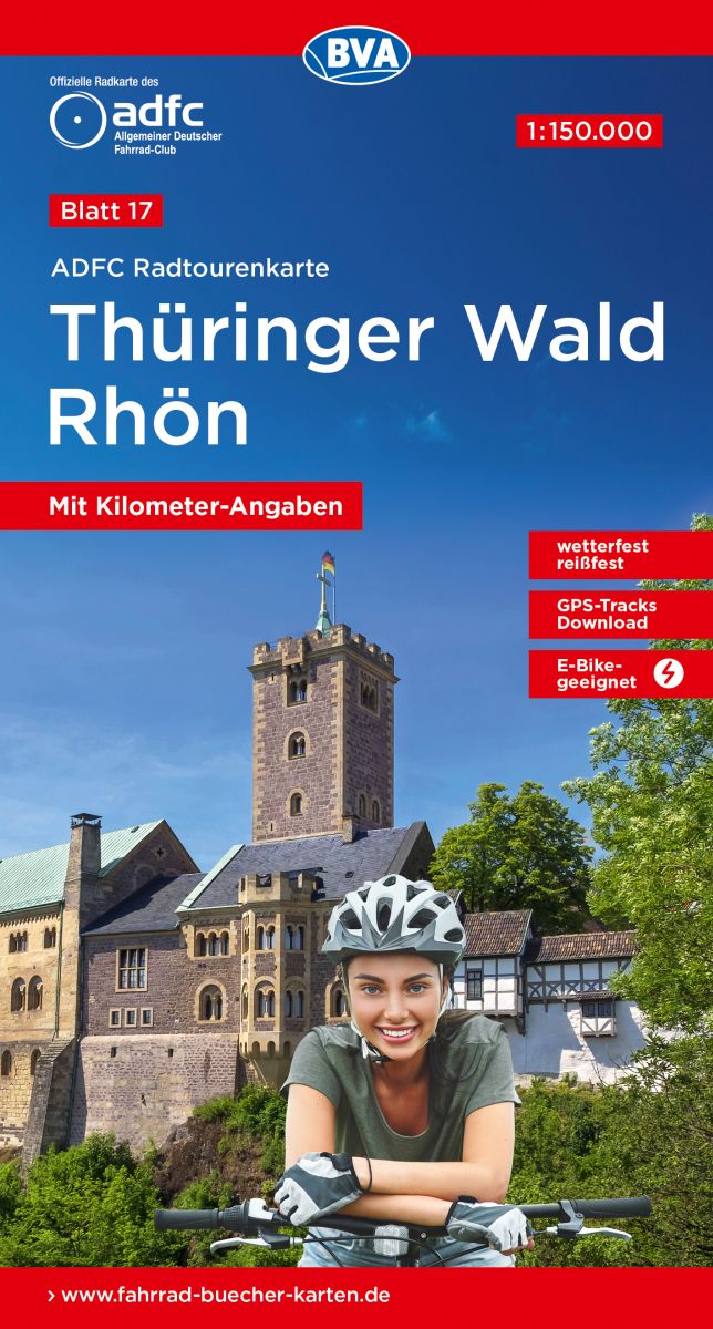 Fietskaart 17 ADFC Radtourenkarte T…