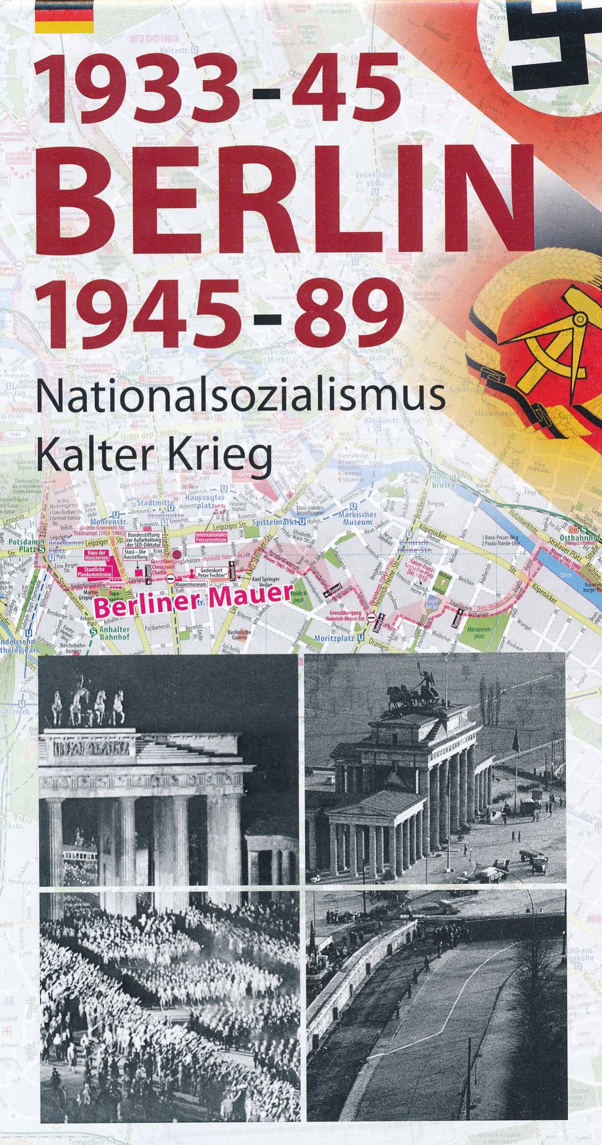 Online bestellen: Stadsplattegrond Berlijn 1933-45 & 1945-89 | Berlin Story Verlag