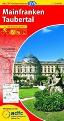 Fietskaart 21 ADFC Radtourenkarte Mainfranken Taubertal | BVA ADFC |