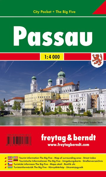 Online bestellen: Stadsplattegrond City Pocket Passau | Freytag & Berndt