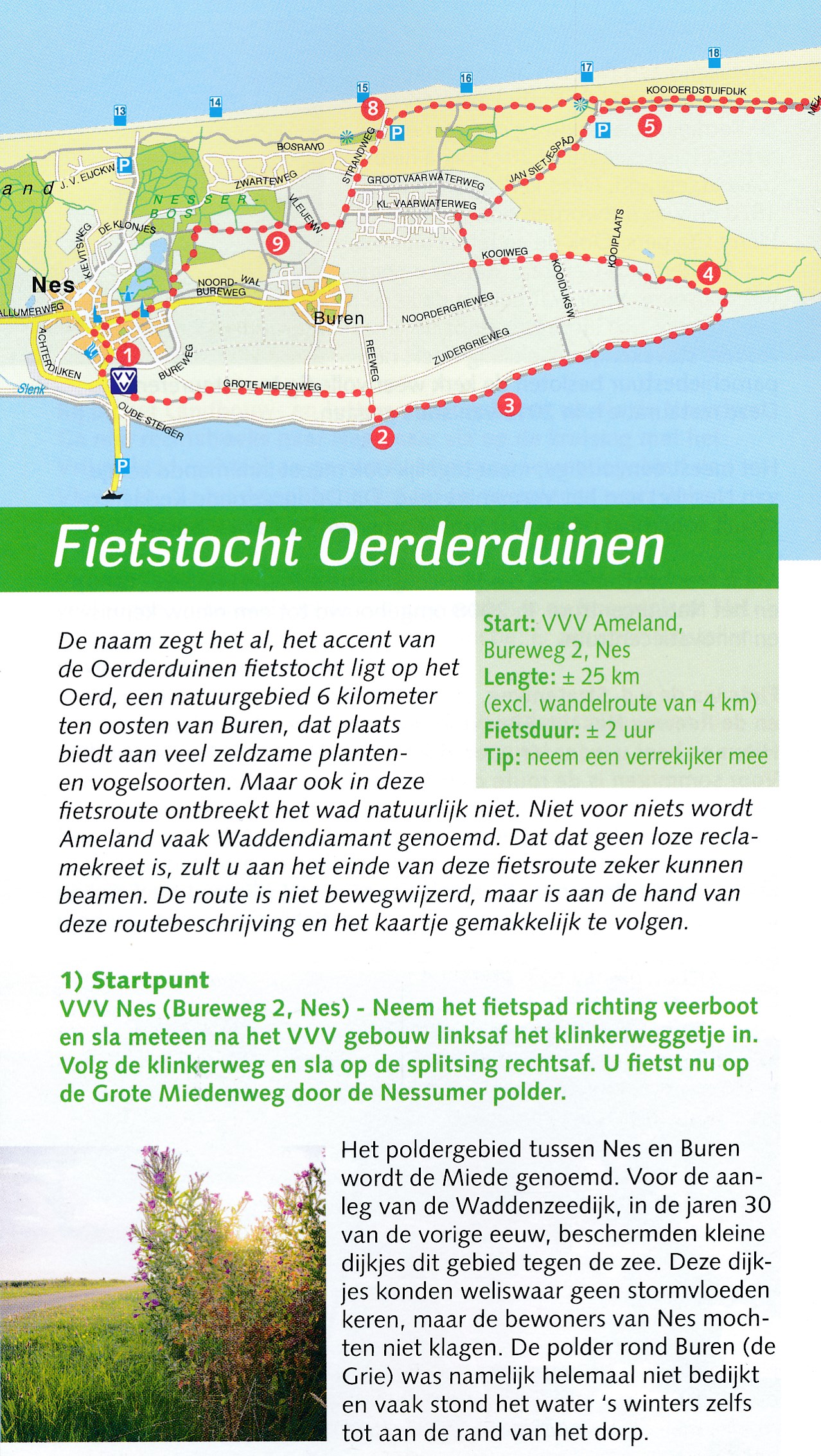 piek Factureerbaar vers Fietsgids Fietsroutes op Ameland | VVV Ameland | 0428719972287 |  Reisboekwinkel De Zwerver