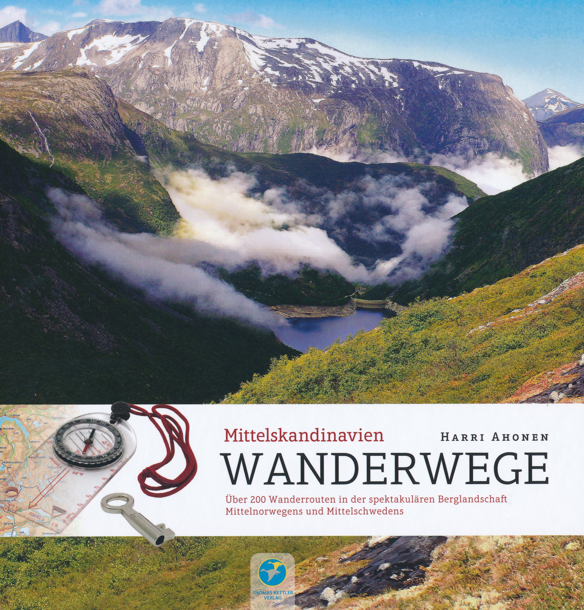 Wandelgids Wanderwege Mittelskandinavien - Noorwegen en Zweden | Kettler Verlag de zwerver