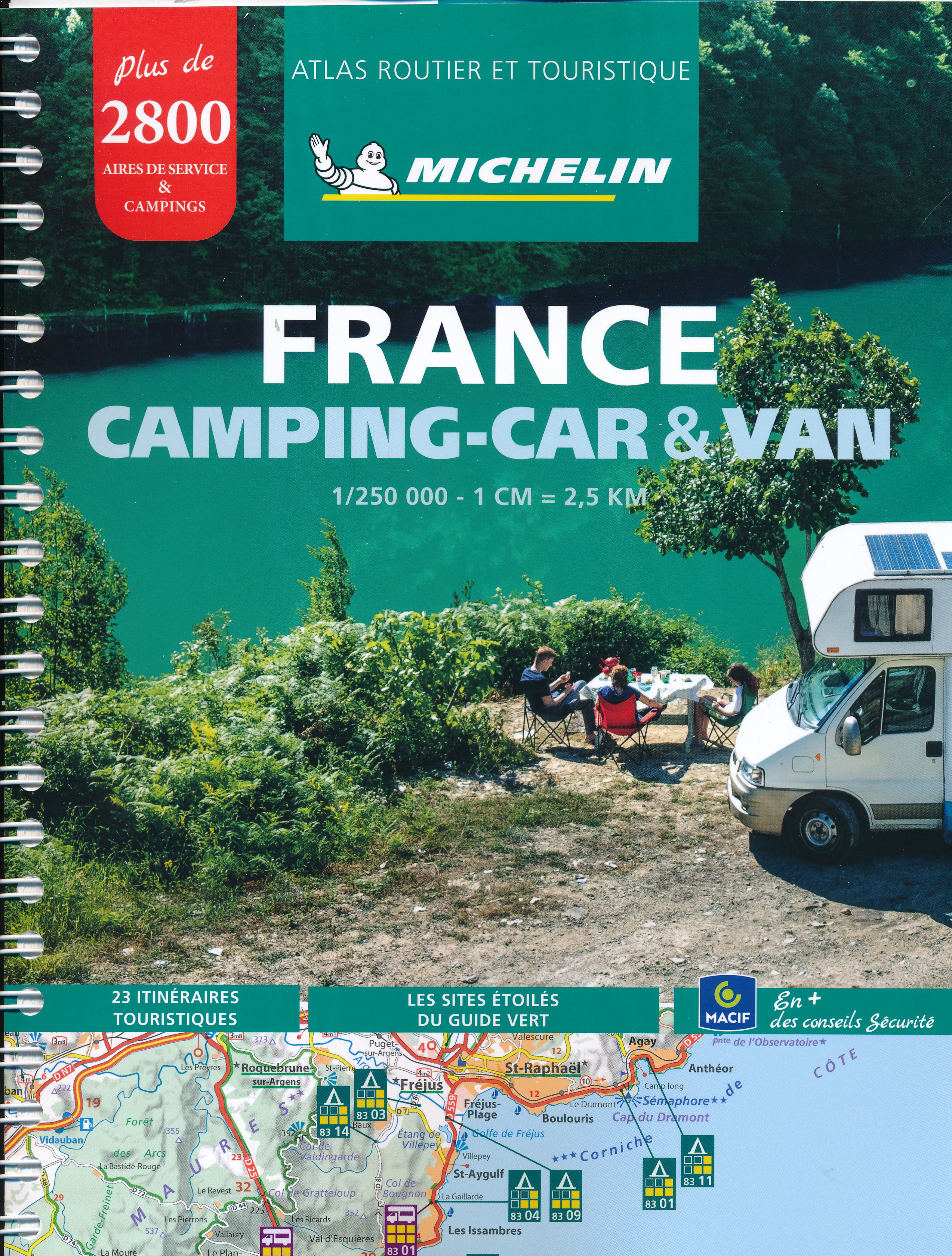 Online bestellen: Campergids - Wegenatlas France camping-car atlas routier et touristique | Michelin