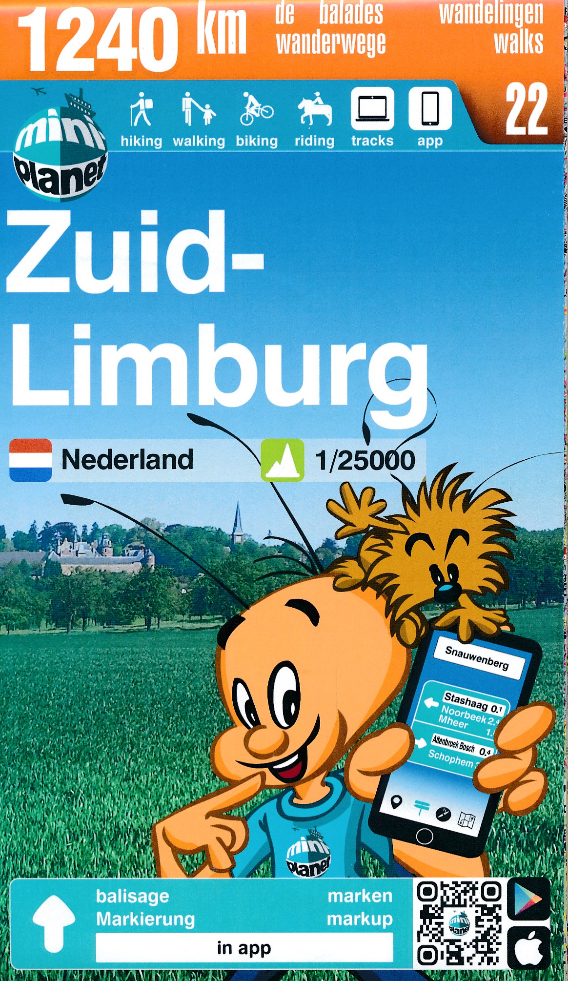Online bestellen: Wandelkaart 22 Zuid Limburg | Mini-Ardenne