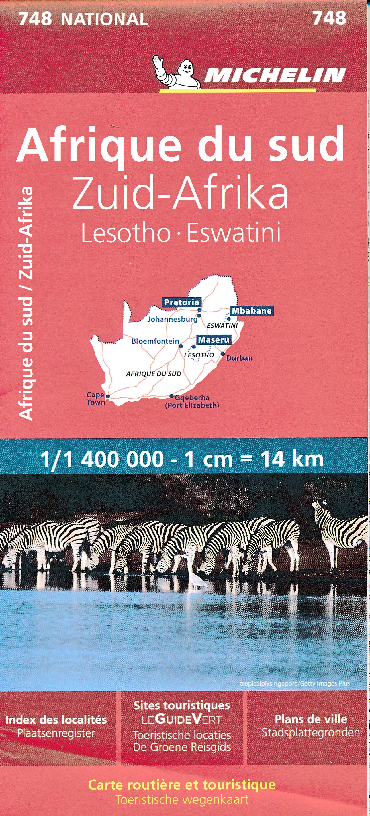 Online bestellen: Wegenkaart - landkaart 748 Zuid-Afrika | Michelin