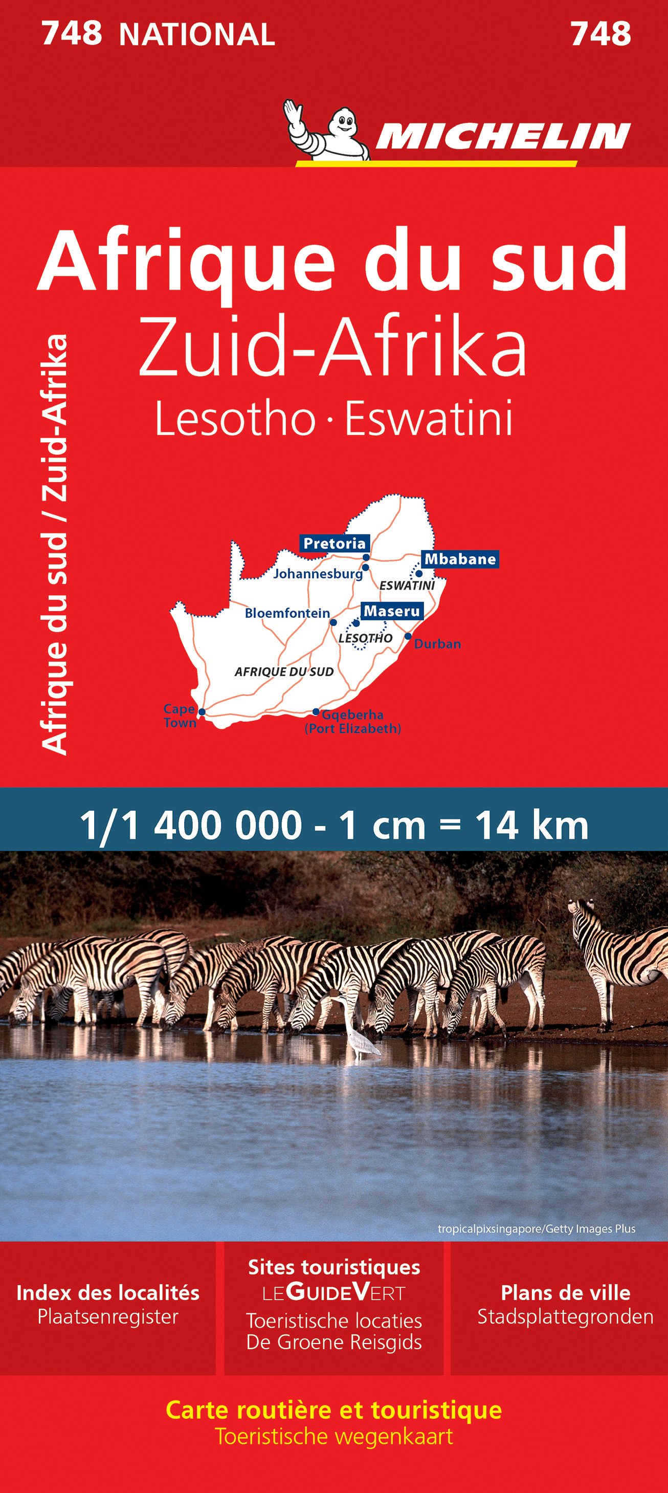 Wegenkaart - landkaart 748 Zuid-Afrika | Michelin