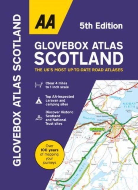 Online bestellen: Wegenatlas Glovebox Atlas Scotland - Schotland | AA Publishing