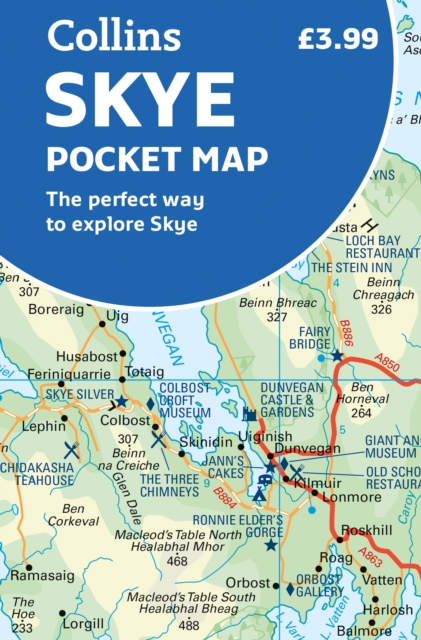Online bestellen: Wegenkaart - landkaart Pocket Map Skye | Collins