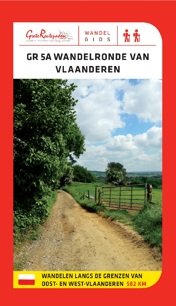 Online bestellen: Wandelgids GR 5A Wandelronde van Vlaanderen | Grote Routepaden