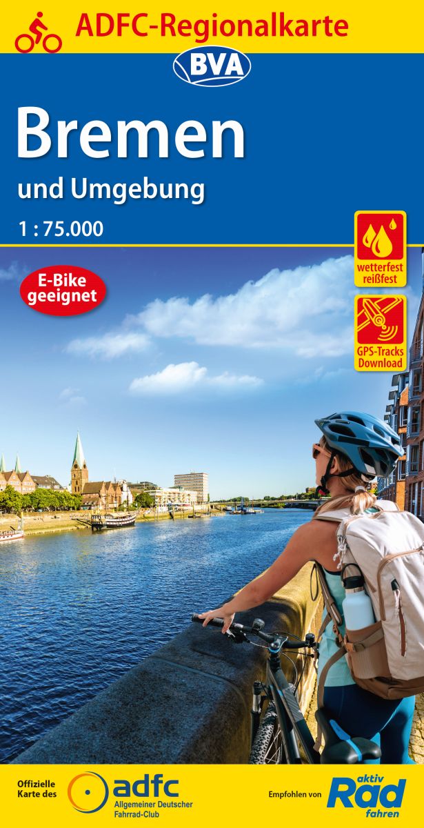 Fietskaart ADFC Regionalkarte Breme…
