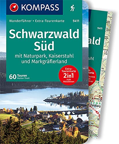 Online bestellen: Wandelgids 5411 Wanderführer Schwarzwald Süd - Zwarte Woud | Kompass