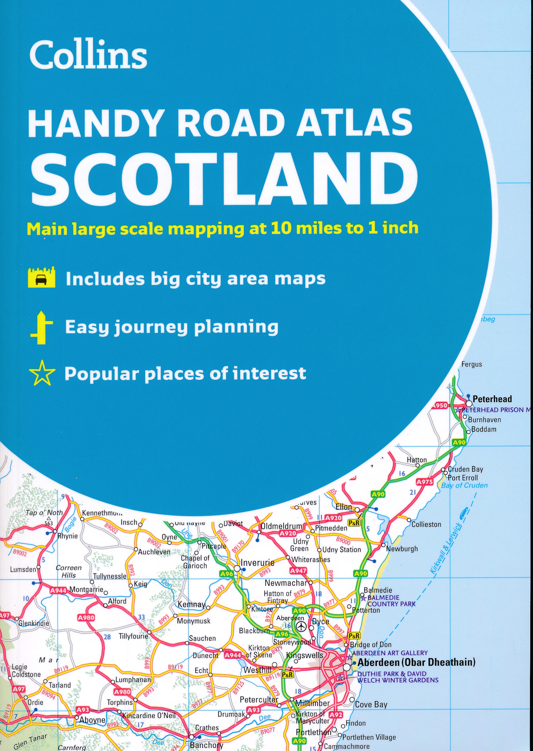 Online bestellen: Wegenatlas Handy Road Atlas Scotland - Schotland | Collins