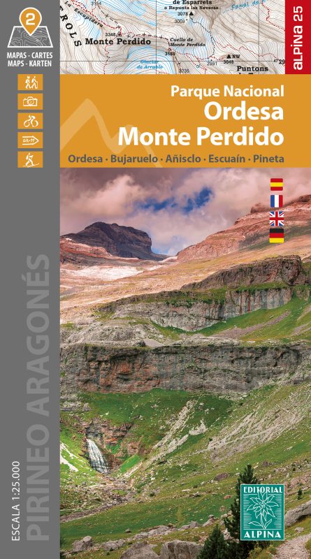 Wandelkaart 07 Parque Nacional Ordesa y Monte Perdido | Editorial Alpi