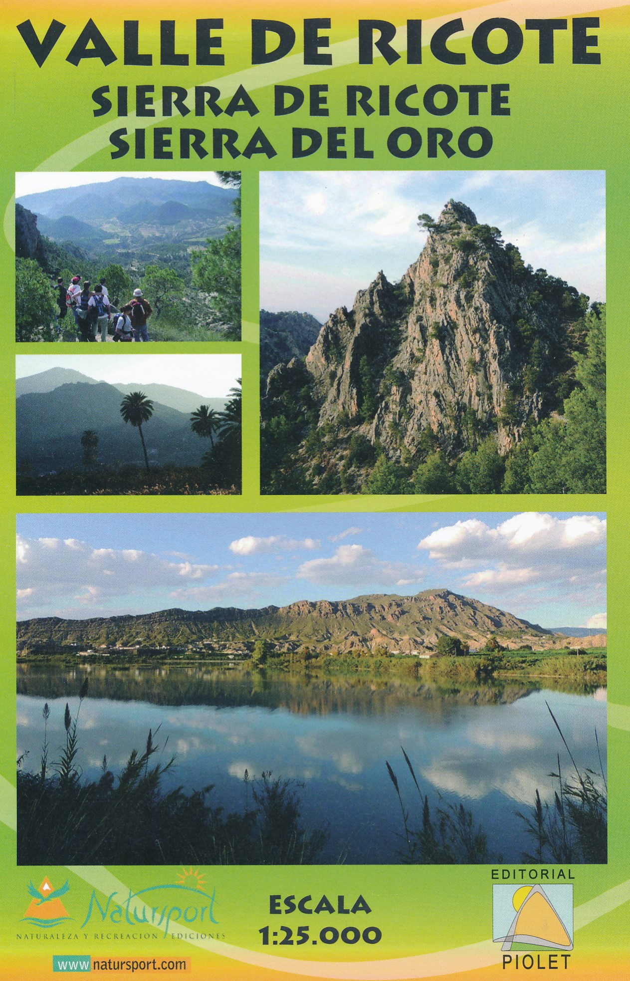 Online bestellen: Wandelkaart Valle de Ricote - Sierra de Ricote - Sierra del Oro | Editorial Piolet