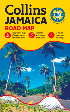 Online bestellen: Wegenkaart - landkaart Jamaica | Collins
