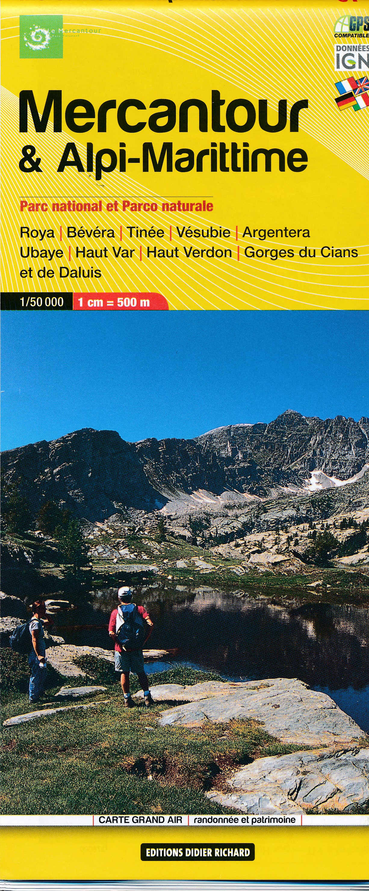 Online bestellen: Wandelkaart 07 Mercantour & Alpi-Maritieme | Didier Richard