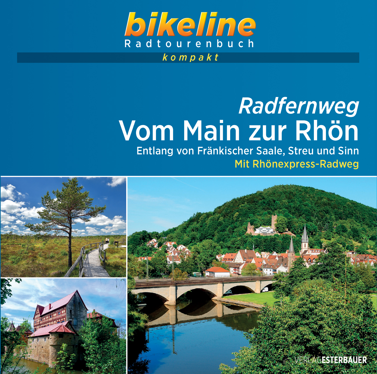 Online bestellen: Fietsgids Bikeline Radtourenbuch kompakt Vom Main zur Rhön | Esterbauer