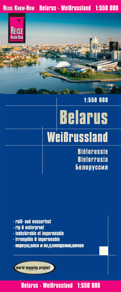 Online bestellen: Wegenkaart - landkaart Belarus - Wit-Rusland | Reise Know-How Verlag