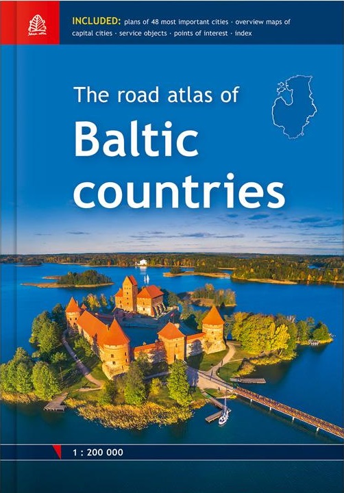 Online bestellen: Wegenatlas The Road atlas of Baltic countries 2018 - Baltische Staten | Jana Seta