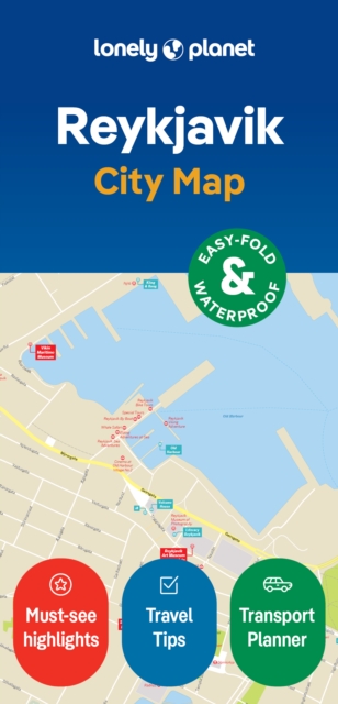 Online bestellen: Stadsplattegrond City map Reykjavik | Lonely Planet