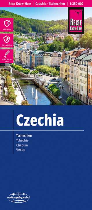 Wegenkaart – landkaart Tsjechie – Tschechien | Reise Know-How Verlag