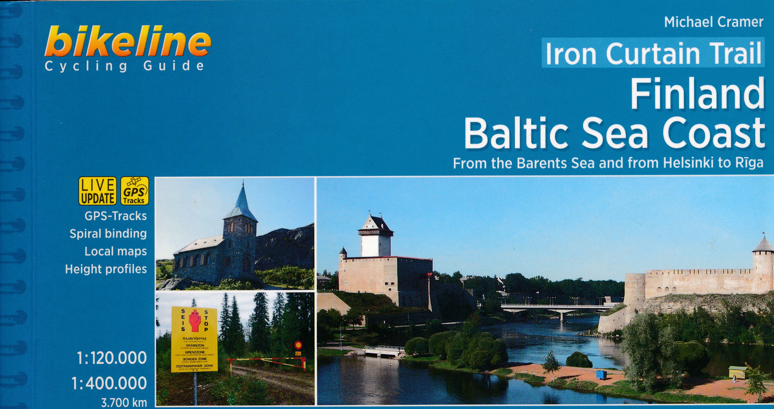 Online bestellen: Fietsgids Bikeline Iron Curtain Trail 1 Finland - Baltische Staten | Esterbauer