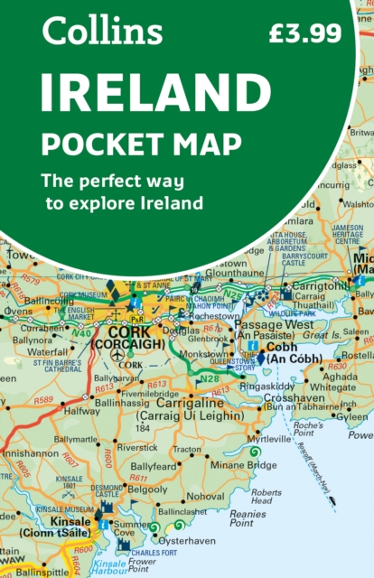 Online bestellen: Wegenkaart - landkaart Pocket Map Ireland pocket map - Ierland | Collins