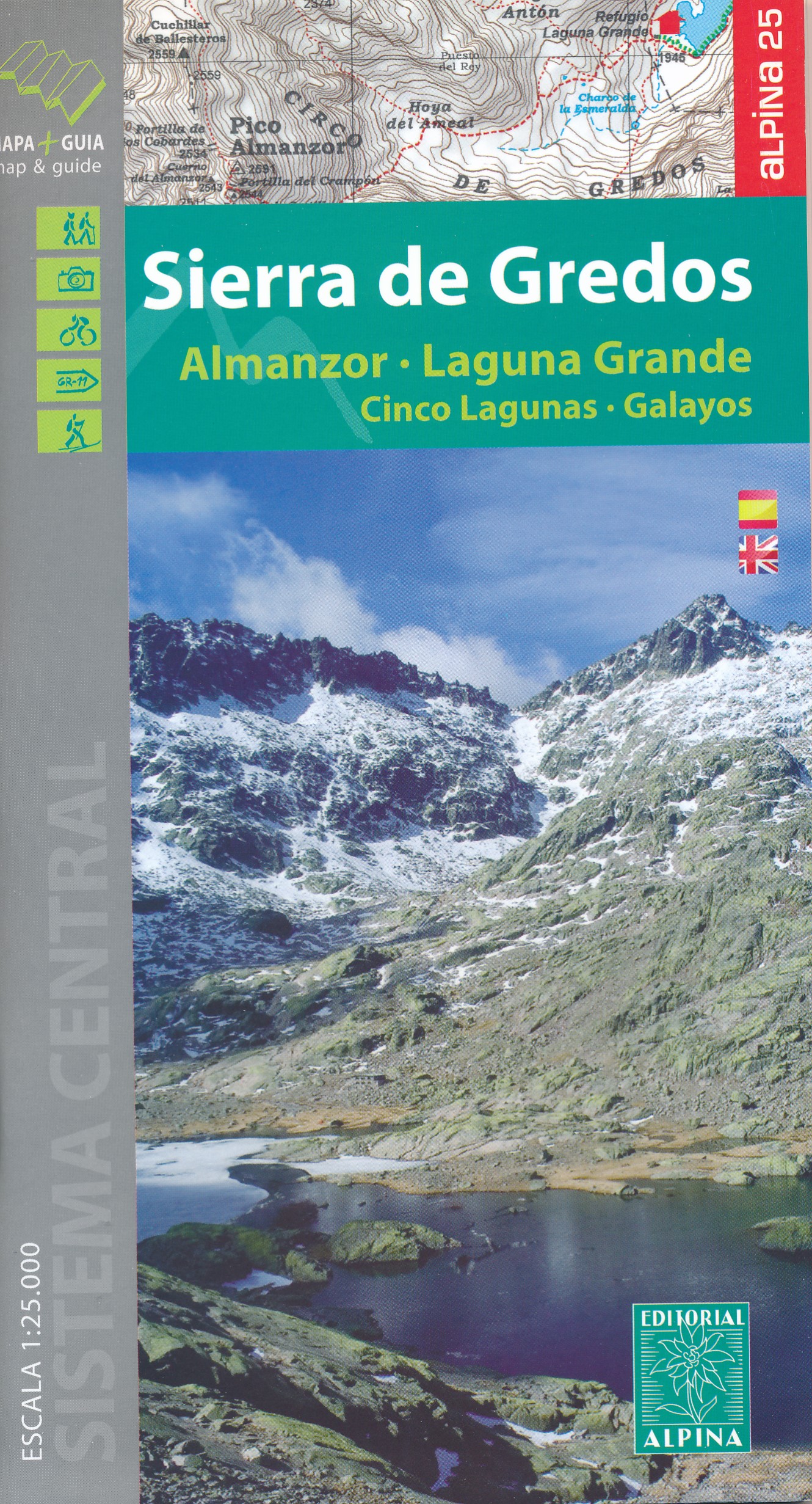 Online bestellen: Wandelkaart Sierra de Gredos | Editorial Alpina