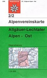Wandelkaart 2/2 Alpenvereinskarte Allgäuer - Lechtaler Alpen, Ost | Al