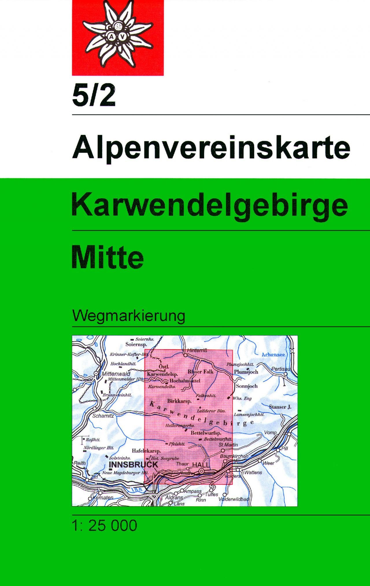 Online bestellen: Wandelkaart 05/2 Alpenvereinskarte Karwendelgebirge - Mitte | Alpenverein