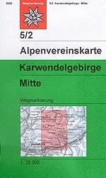 Wandelkaart 5/2 Alpenvereinskarte Karwendelgebirge - Mitte | Alpenvere