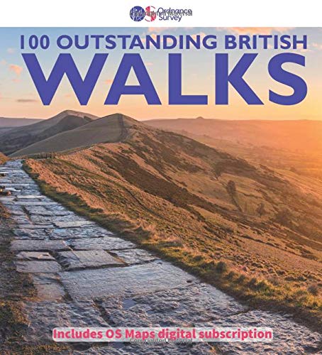 Online bestellen: Wandelgids 100 outstanding British Walks | Ordnance Survey
