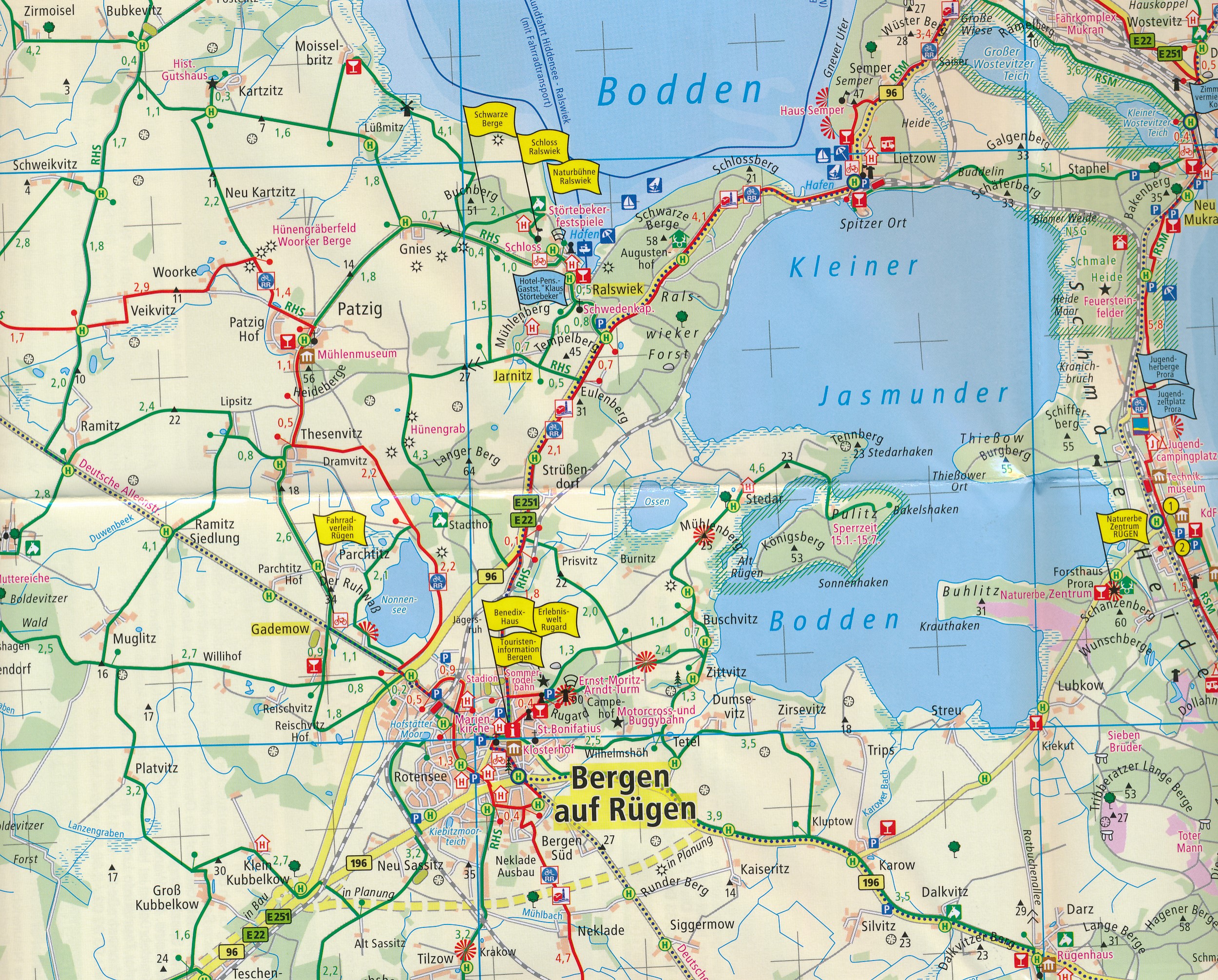 Fietskaart 128 Radkarte Rügen | Publicpress | 9783747301289