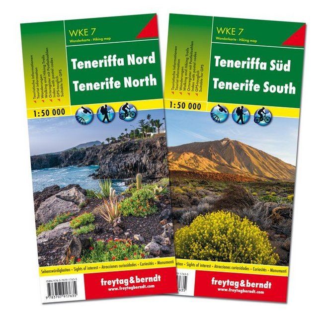 Online bestellen: Wandelkaart WKE7 Tenerife hiking map | Freytag & Berndt