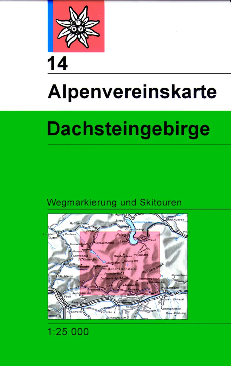 Wandelkaart 14 Alpenvereinskarte Da… Wandelkaart 14 Alpenvereinskarte Da…