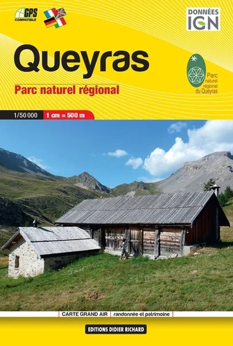 Online bestellen: Wandelkaart Queyras Parc naturel regional | Didier Richard