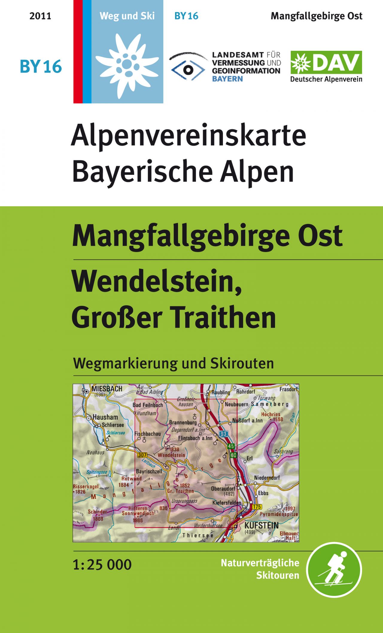 Online bestellen: Wandelkaart BY16 Alpenvereinskarte Mangfallgebirge Ost | Alpenverein