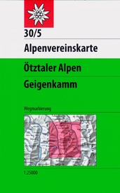 Wandelkaart 30/5 Alpenvereinskarte…