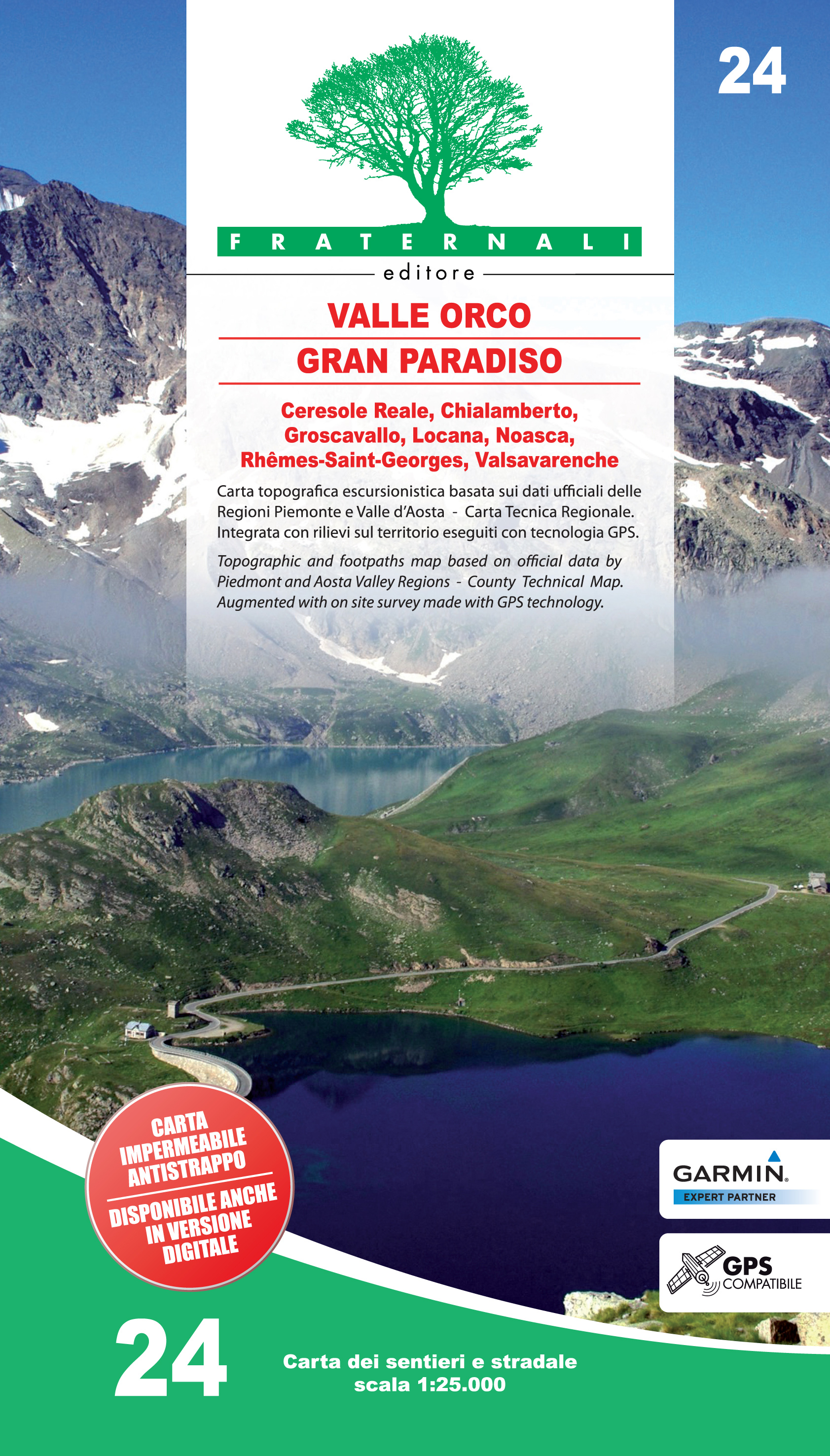 Wandelkaart 24 Valle Orco, Gran Par…