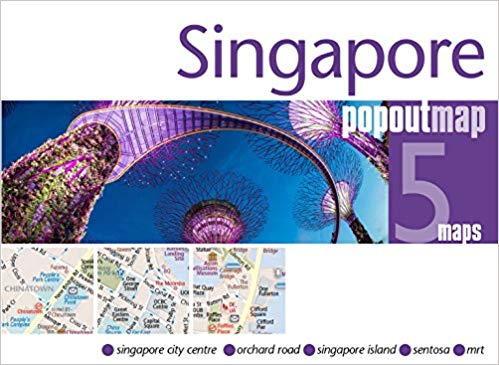 Online bestellen: Stadsplattegrond Popout Map Singapore | Compass Maps