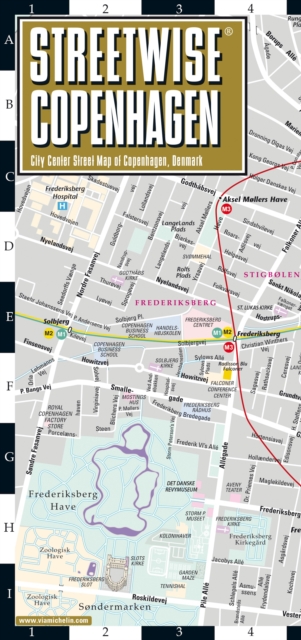 Online bestellen: Stadsplattegrond Streetwise Copenhagen - Kopenhagen | Michelin