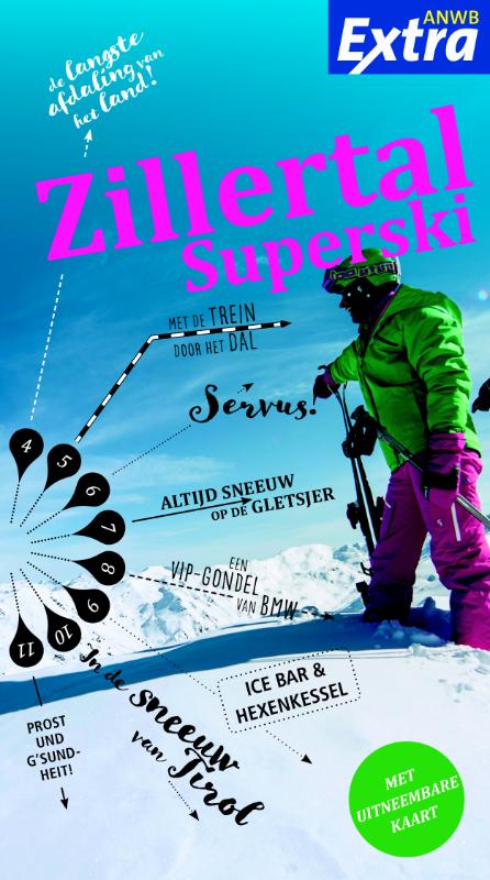 Online bestellen: Reisgids ANWB extra Zillertal superski | ANWB Media
