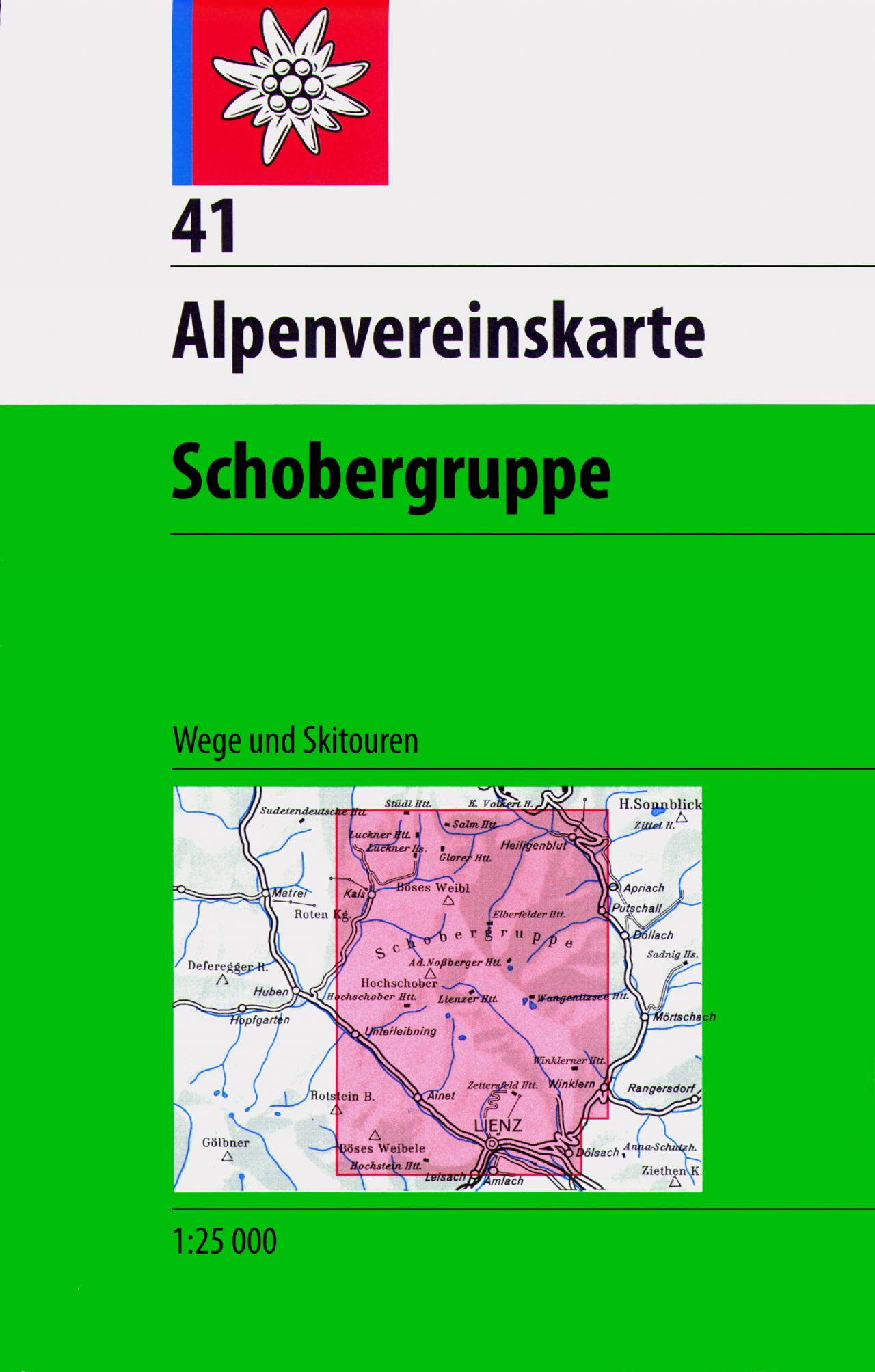 Online bestellen: Wandelkaart 41 Alpenvereinskarte Schobergruppe | Alpenverein